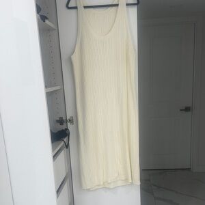 Banana Republic Cream Maxi Dress